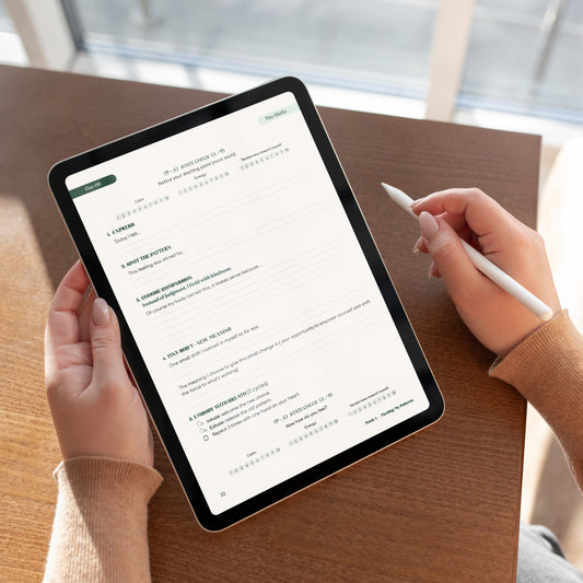 She Who Becomes :  A Guided Healing Journal for Cycle-Breaking Mothers.